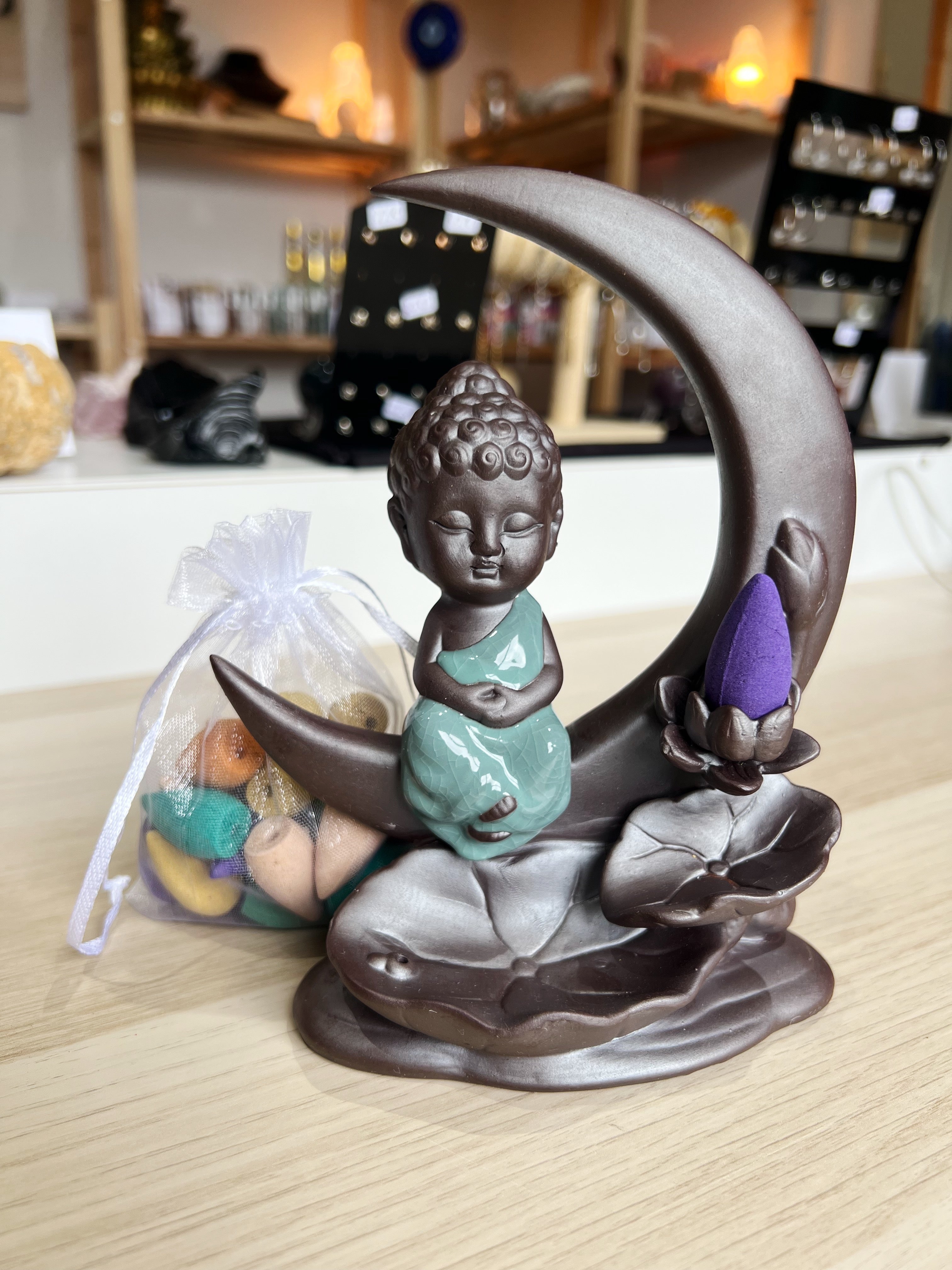 Porta Inciensos Moon