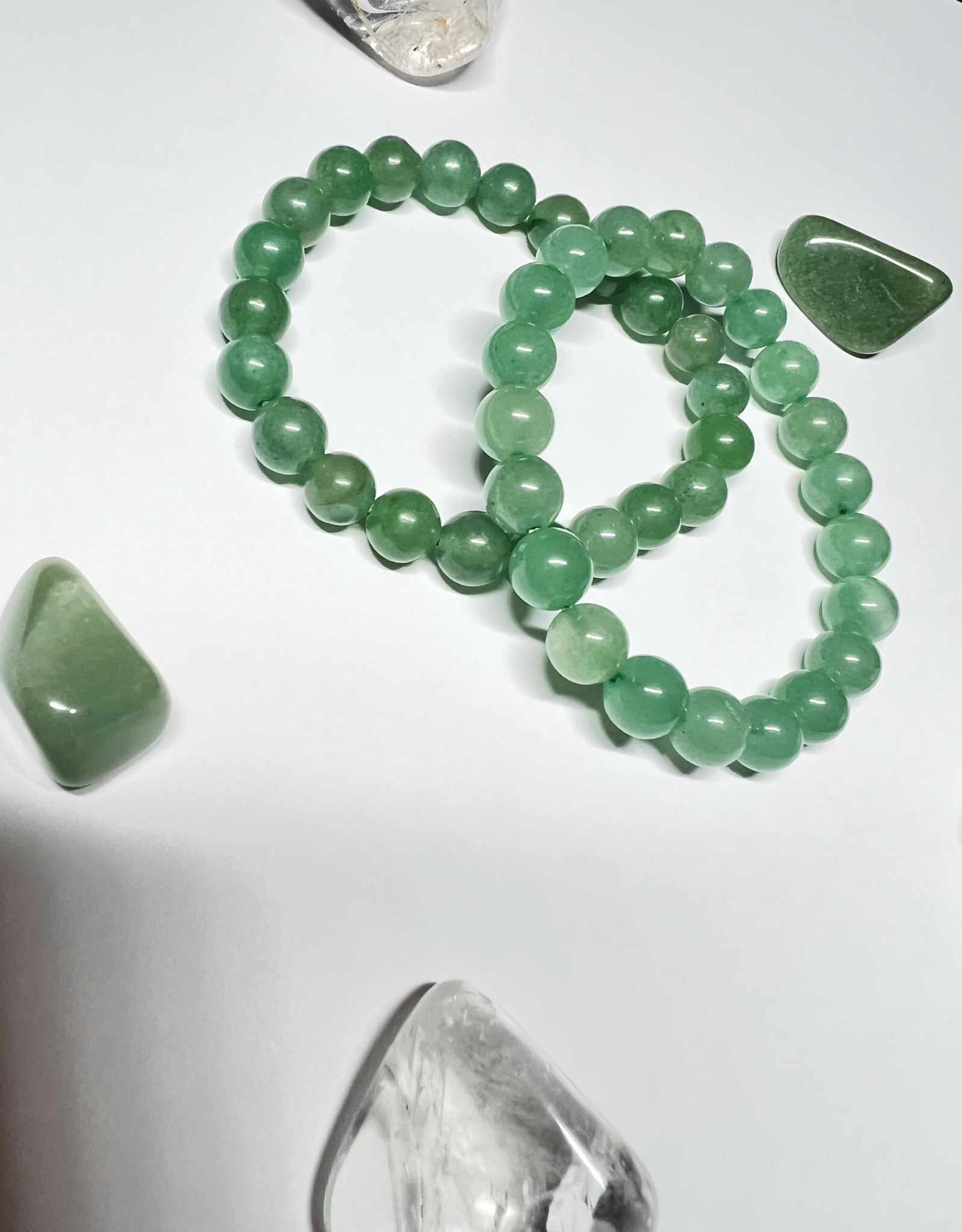 Pulsera Bola Cuarzo Verde