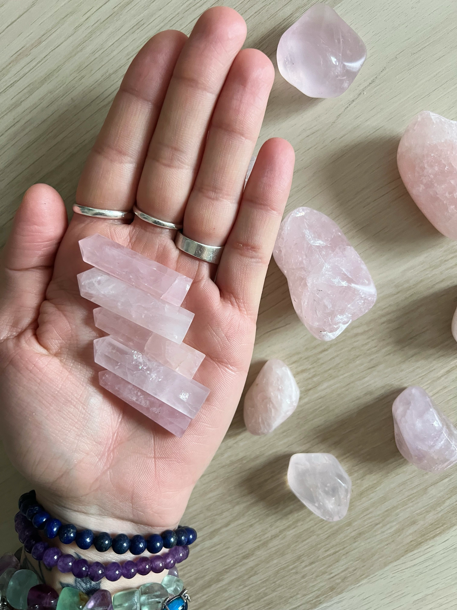 Mini Generador Cuarzo Rosa