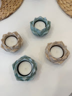 Porta Velas Flor de Loto