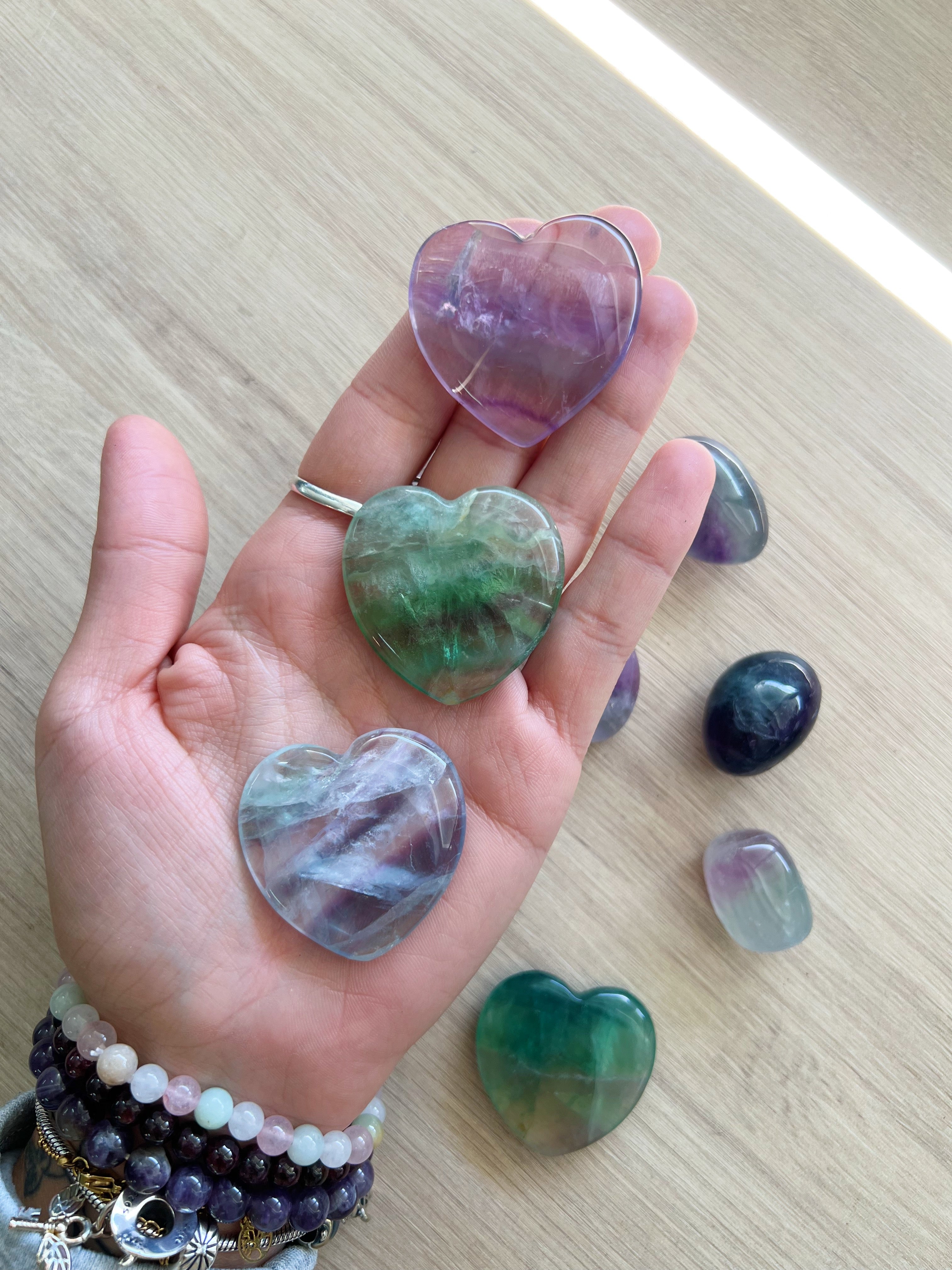 Corazón Fluorita