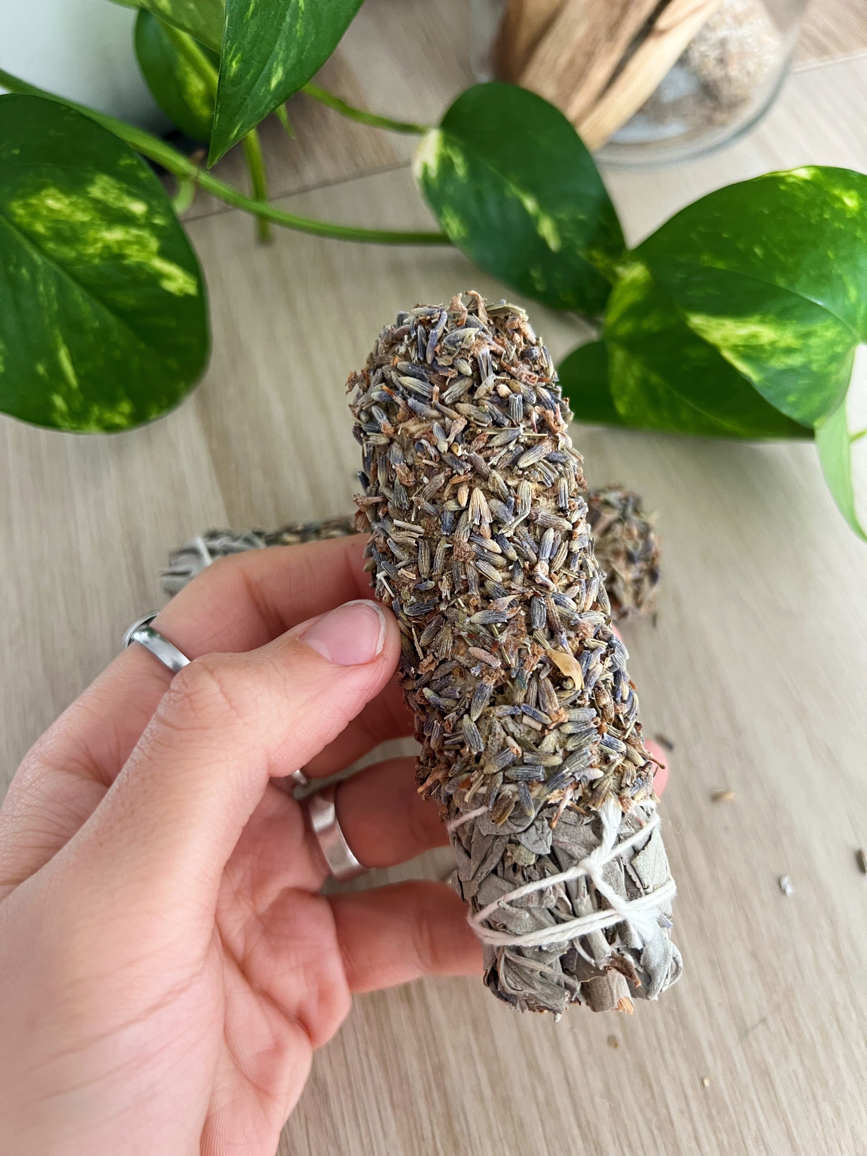 Atado Salvia Blanca y Lavanda