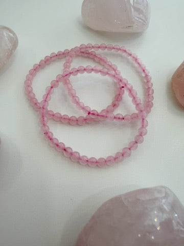 Pulsera Cuarzo Rosa Peque