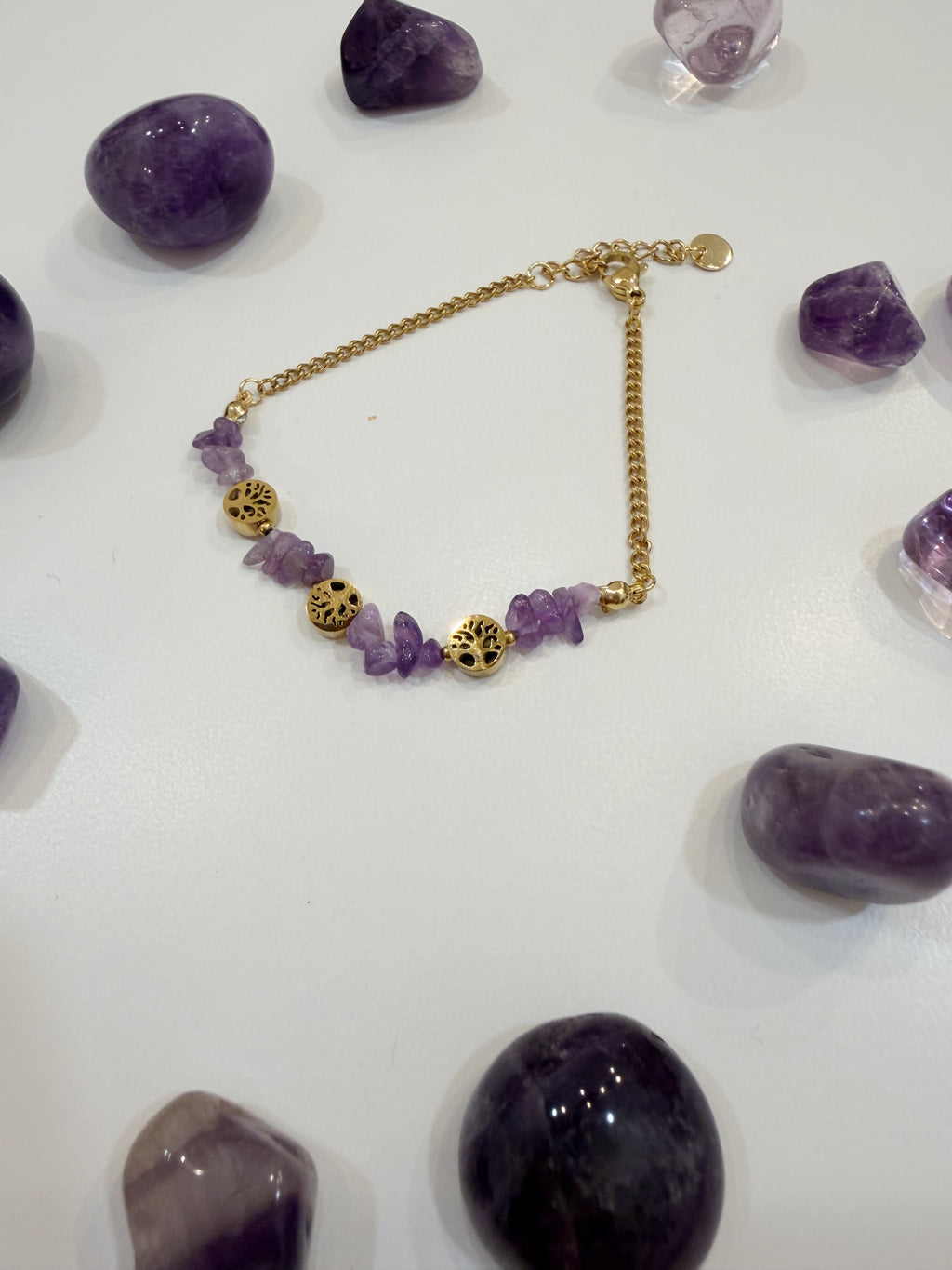 Pulsera Árbol y Amatista
