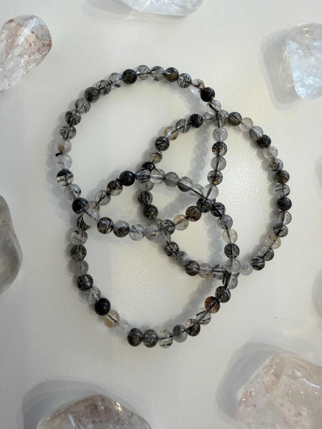Pulsera Cuarzo Turmalinado Peque