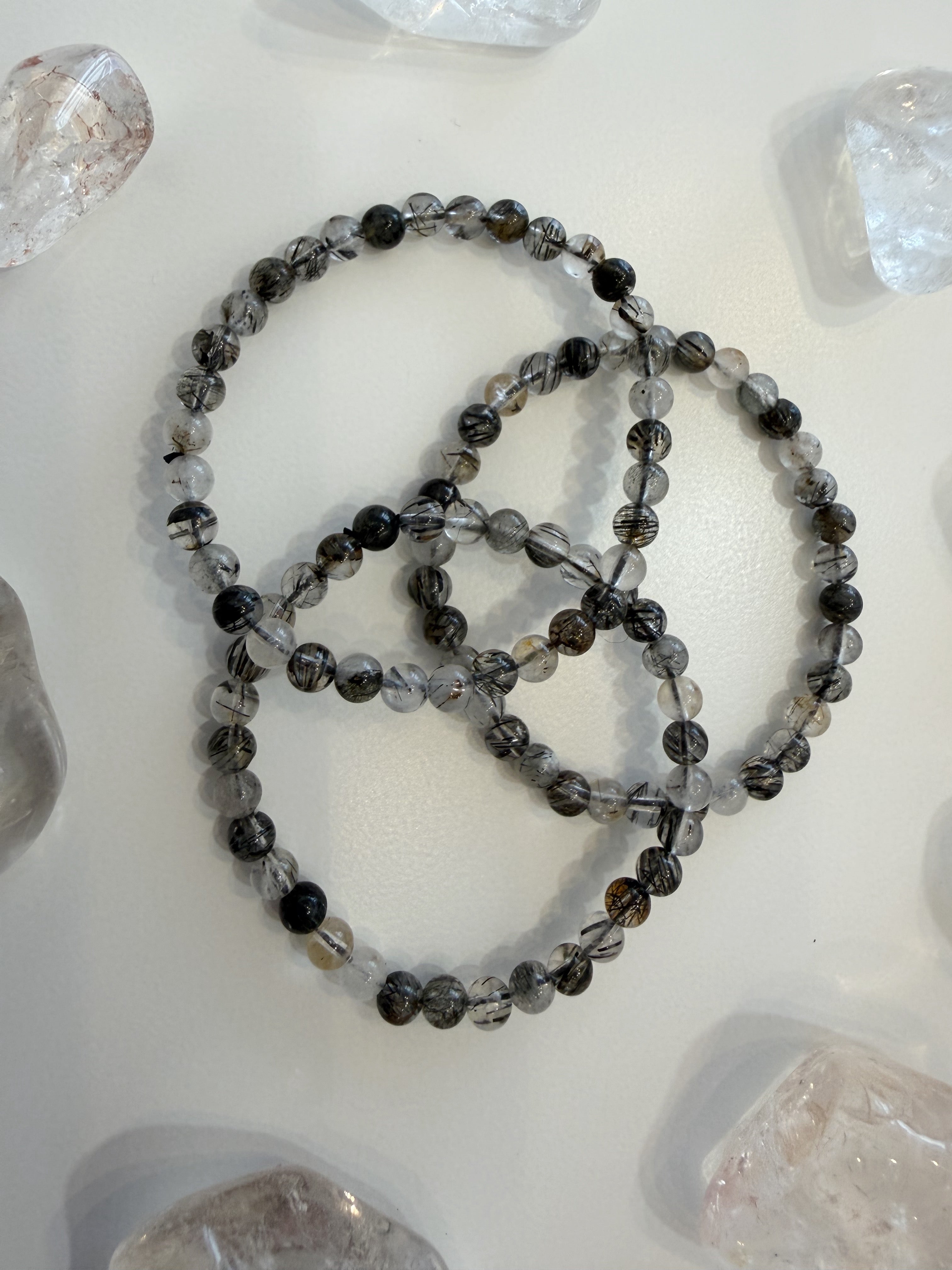 Pulsera Cuarzo Turmalinado Peque