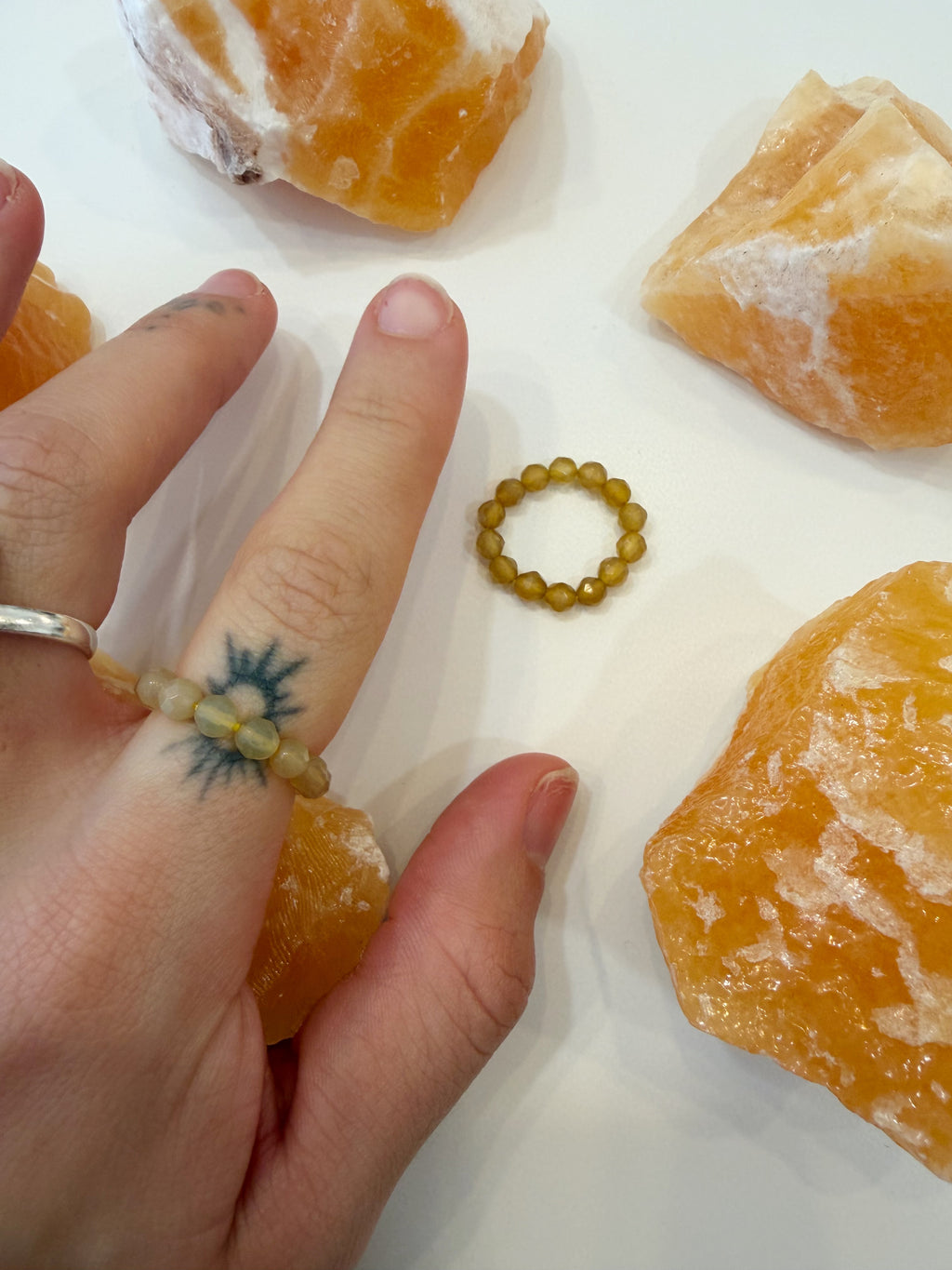 Anillo Calcita Amarilla
