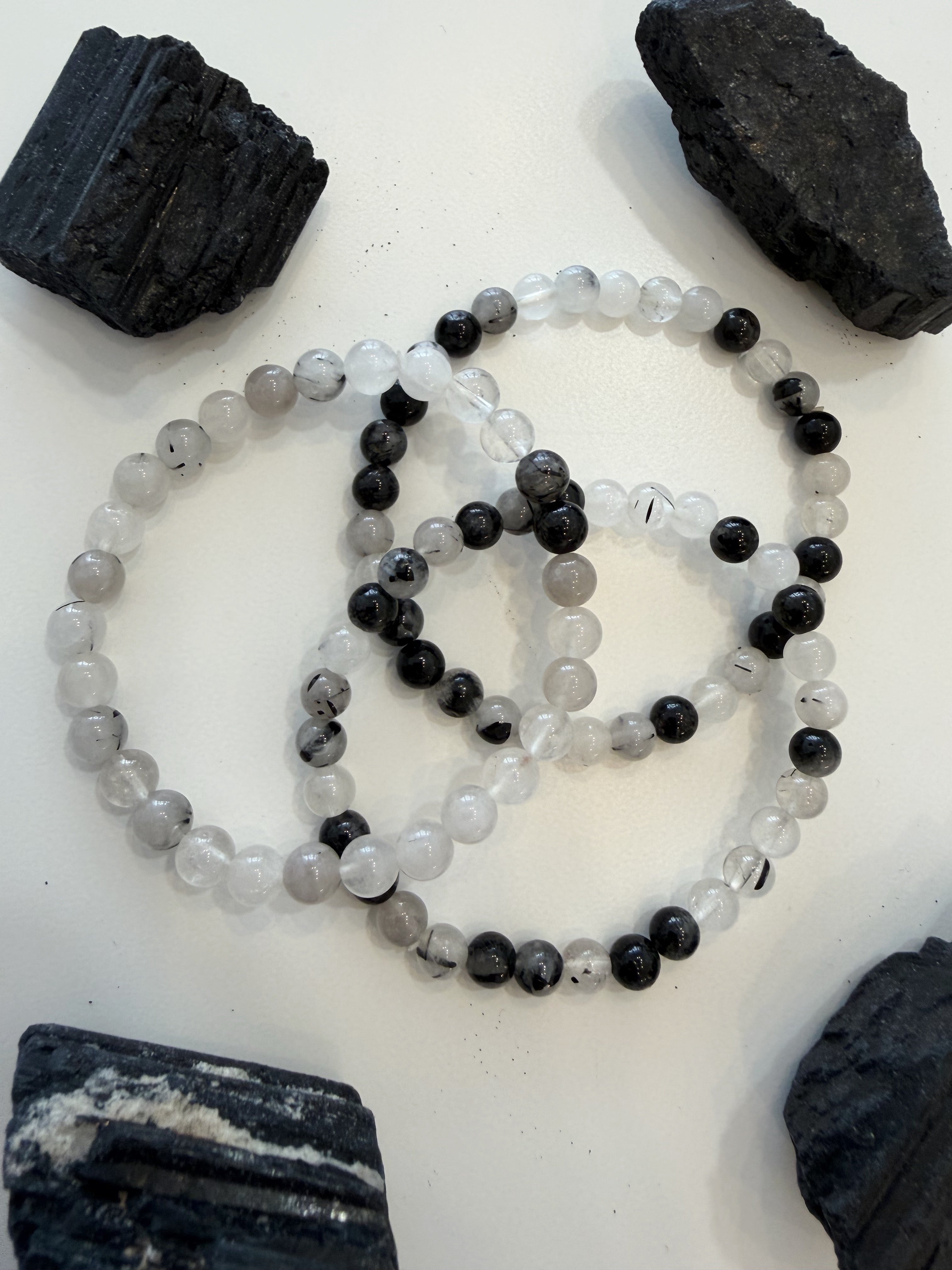 Pulsera Cuarzo Turmalinado