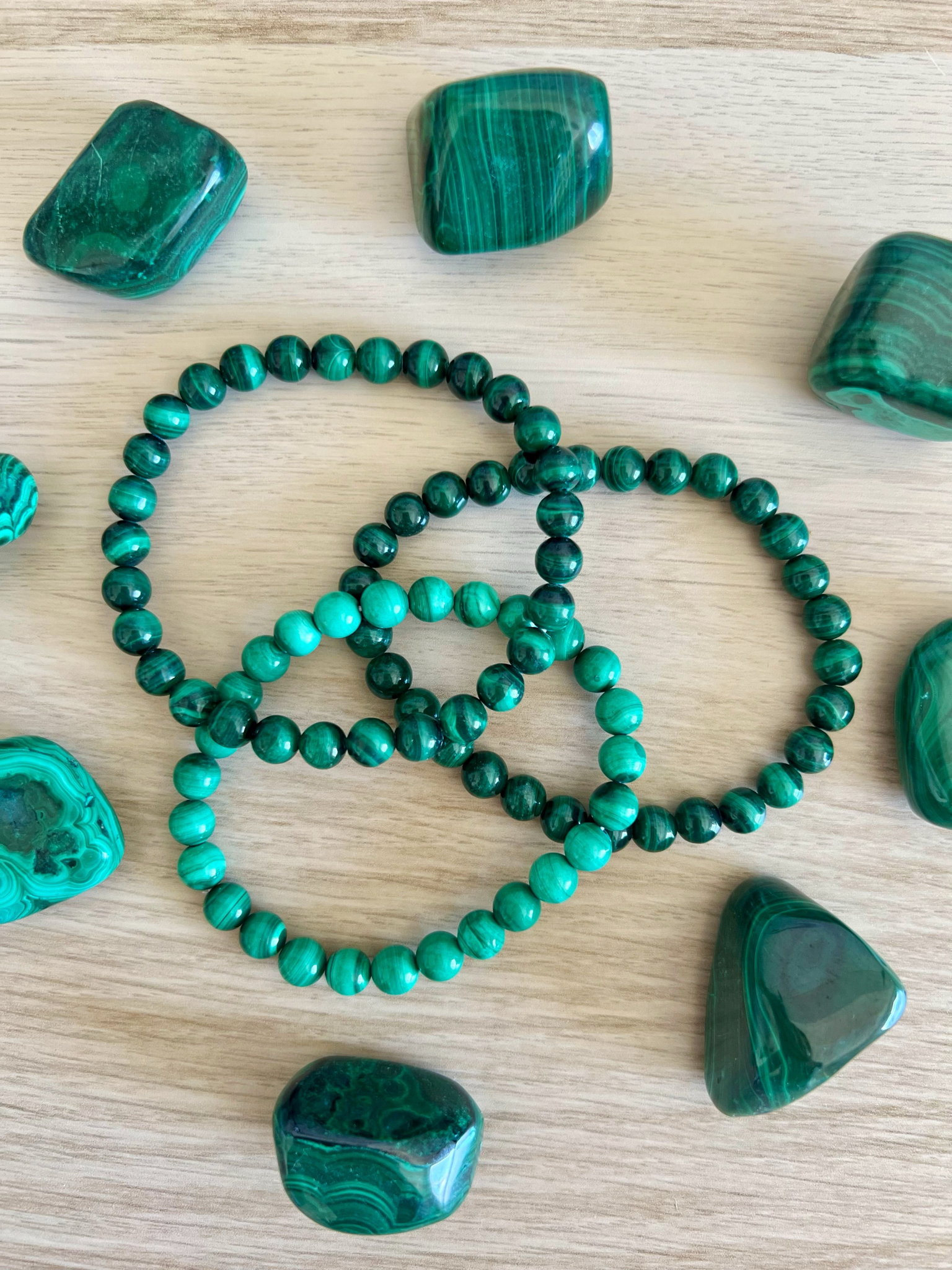 Pulsera Bola Malaquita