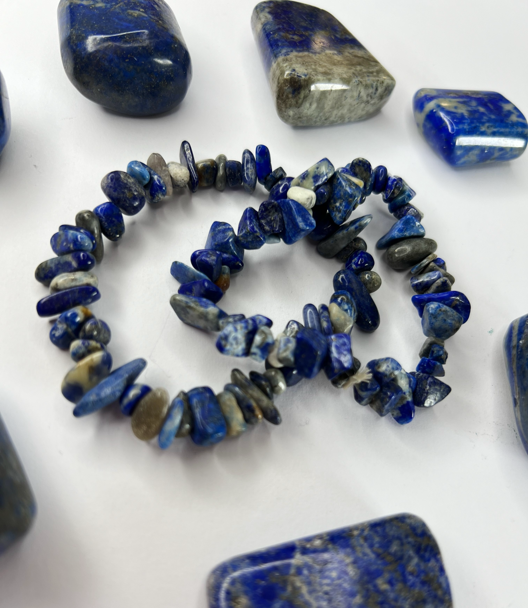 Pulsera Chip Lapislázuli