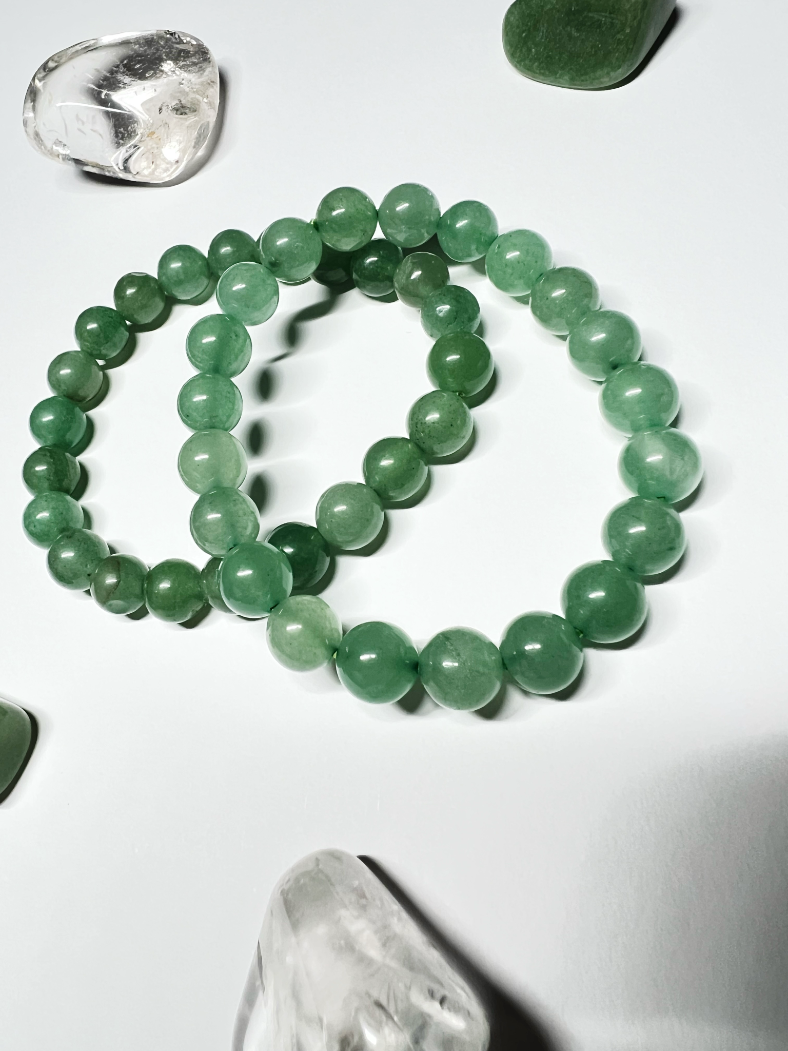 Pulsera Bola Cuarzo Verde