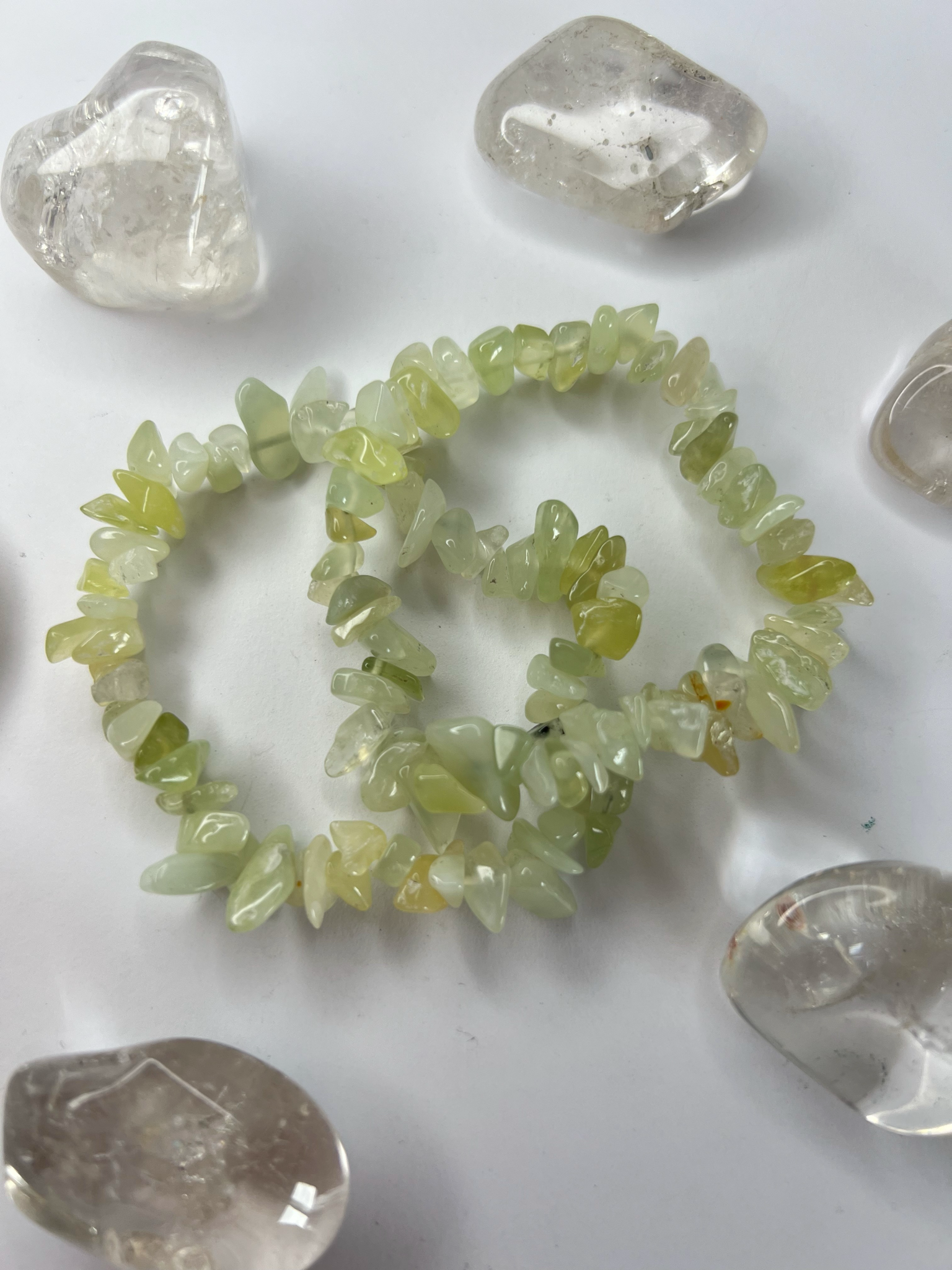 Pulsera Chip Jade Verde