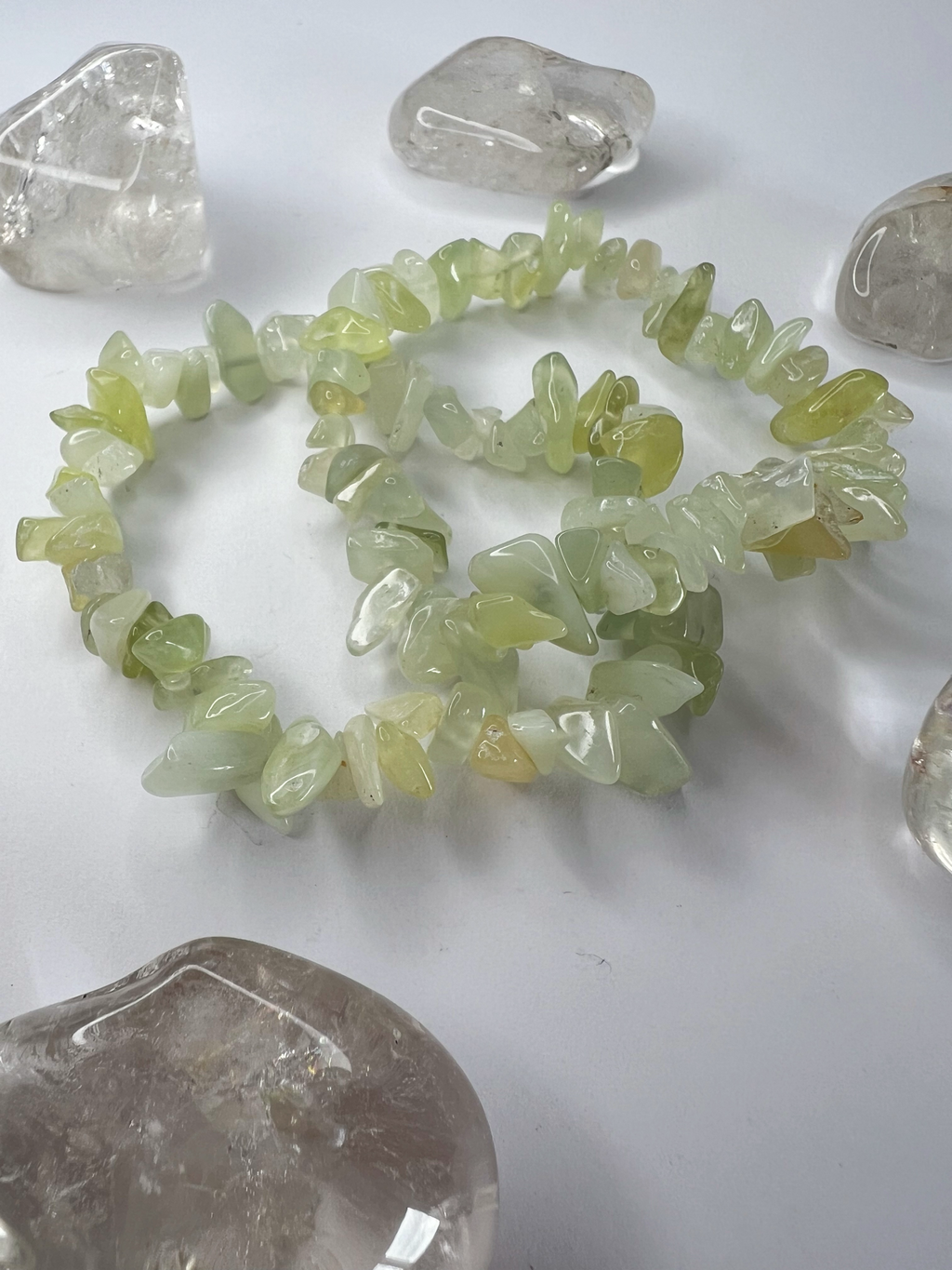 Pulsera Chip Jade Verde