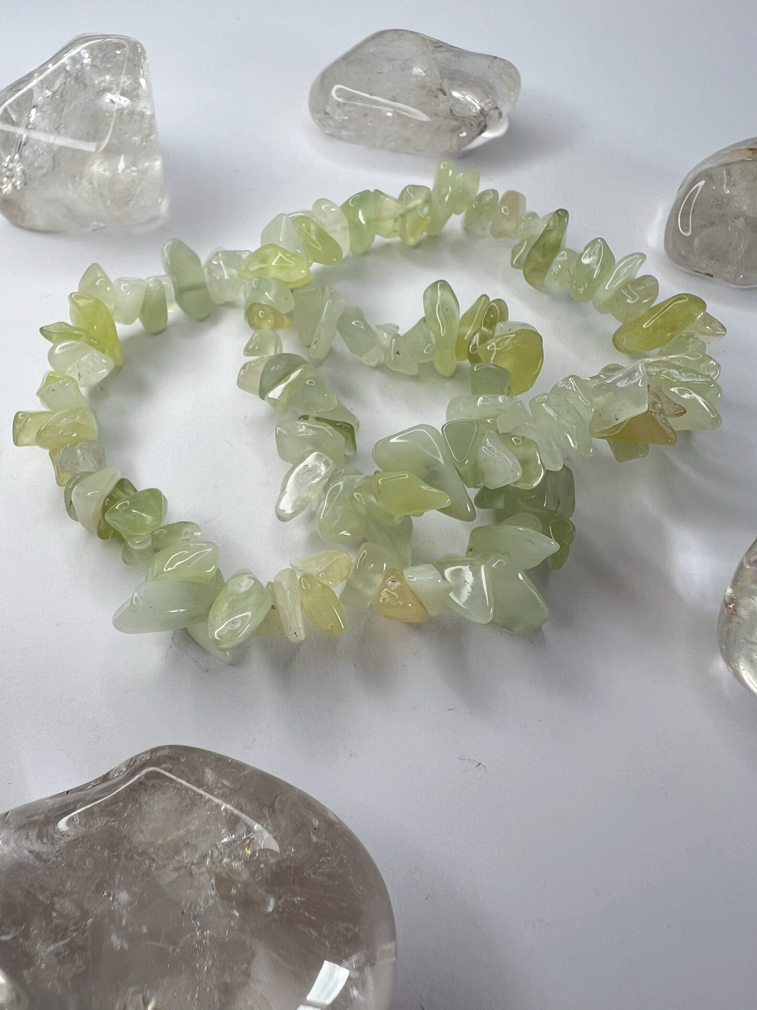 Pulsera Chip Jade Verde