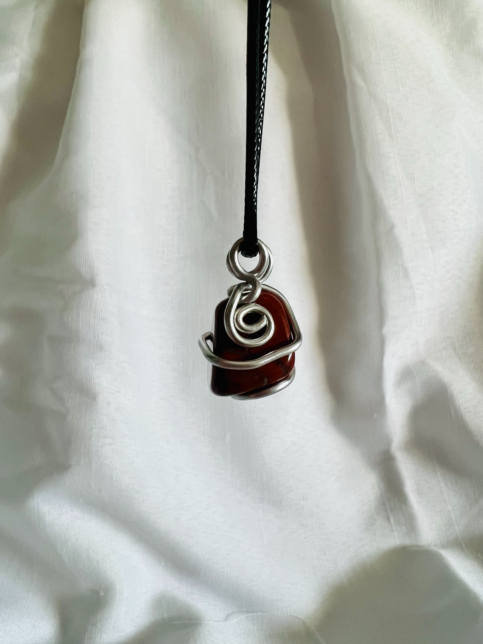 Collar Jaspe Rojo